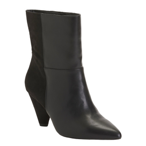 Eloquii‎ New Sizes 8W 9W Black Kase Suede Faux Leather Wide Shaft Booties Boots